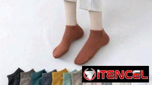 Medias unisexo tobilleras, variedad de colores, venta a la unidad o por lotes