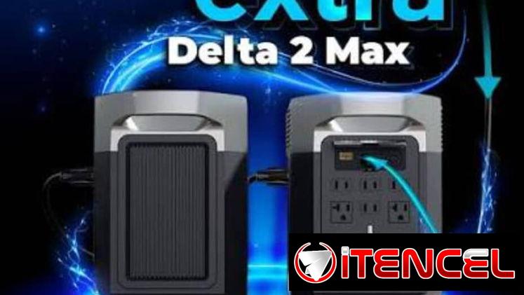 Batería Extra Ecoflow Delta 2 Max 🔋 2048 Wh Capacidad LiFePO4 🧾 Garantía de 7 días 🚛 Transporte x costo adicional
