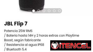 JBL Flip 7. Nuevo a estrenar