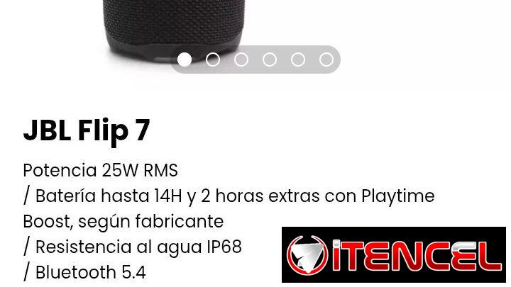 JBL Flip 7. Nuevo a estrenar