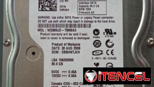 Disco duro 80gb sata al 100 1 semana de garantia