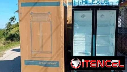 Exhibidora vertical 20cuft DOBLE PUERTA