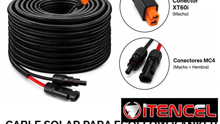 CABLE SOLAR PARA ECOFLOW Y ANKER 109USD