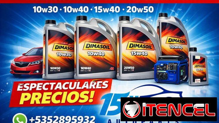 🛢️ ¡MANTÉN TU MOTOR Y TU PLANTA COMO NUEVOS CON DIMASOIL! 🛢️