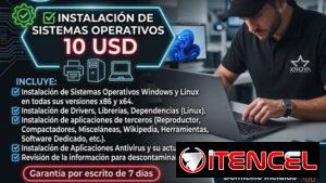 INSTALACIÓN DE SISTEMAS OPERATIVOS WINDOWS Y LINUX. SOPORTE TÉCNICO