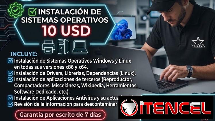 INSTALACIÓN DE SISTEMAS OPERATIVOS WINDOWS Y LINUX. SOPORTE TÉCNICO