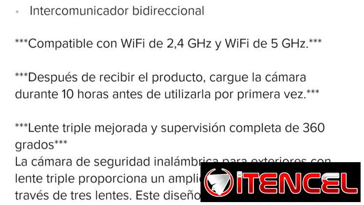 Cámara inalámbrica con panel solar 5G/Cámara de vigilancia inalámbrica — foto 3