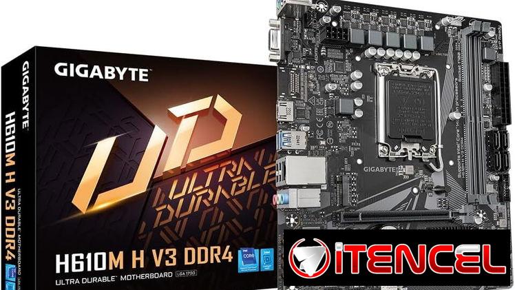 Motherboard H610M H V3 DDR4 Plataforma Intel Socket 1700 Soporte Gen 12,13,14 Precio 100 usd