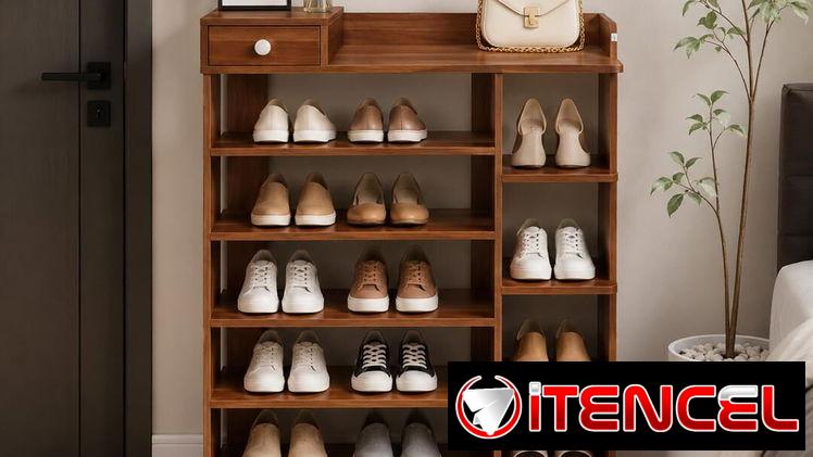Zapatera de distintos tamaños