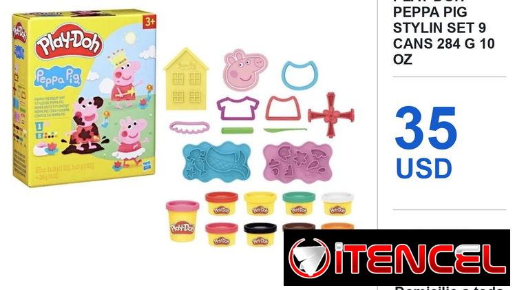 Hasbro Play-Doh Peppa Pig Stylin Set 9 Cans 284 g 10 oz