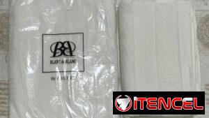 Juegos de toallas de algodón color blanco crema