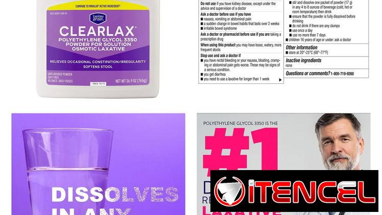 Clearlax 765gramos 26.9oz(45onzas) igual al míralax