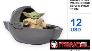 Hasbro Disney Star Wars Grogu Hover Pram 15 cm