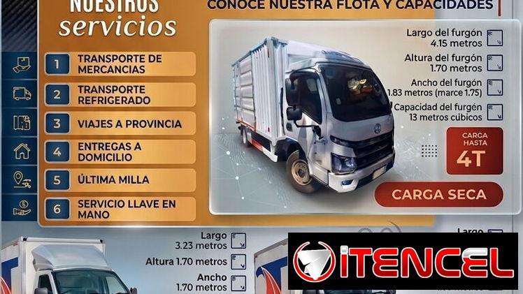 Taxi disponible capacidad máxima 7 personas,moderno,climatizado. Camiones cerrados de carga, secos y refrigerados. — foto 3