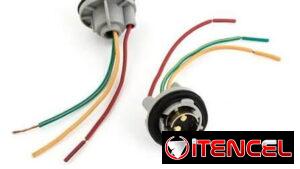 Socket para focos Stop y ciudad para motos