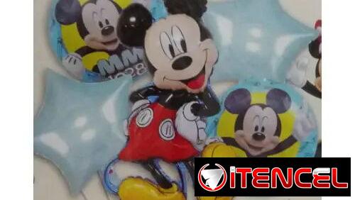 Set de 5 Globos Mickey M9(TC) — foto 2