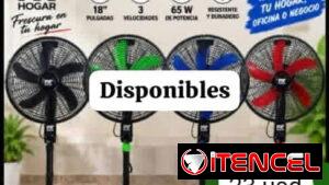 Ventiladores de pie techo y pared