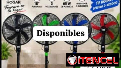 Ventiladores de pie techo y pared