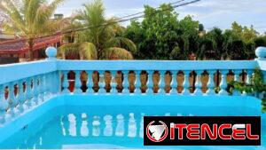 SE RENTA CASA DE 3 DORMITORIOS con PISCINA PEQUEña EN LA PLAYA DE GUANABO. 54026428 POR WHATSAPP