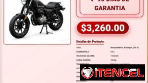 Moto Krathos 250 cc Frenos de Disco CBS Delantero y Trasero Revolico VPT-0211