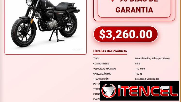 Moto Krathos 250 cc Peso 286.00 lb Moto Completa Revolico Cuba VPT-0211