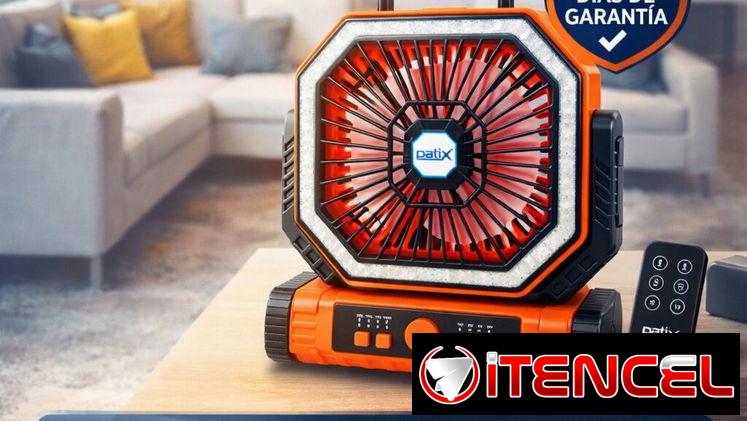 VENTILADOR RECARGABLE PATIX F18