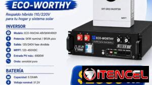 Inversor 5 kw + Batería 5kwh ECO-WORTHY