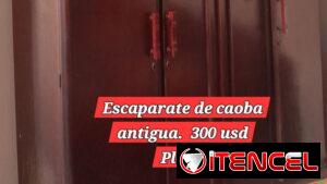 Muebles de caoba antigua