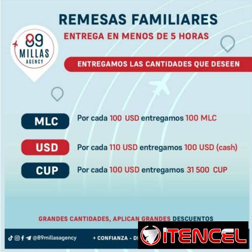 REMESAS FAMILIARES PARA TODA CUBA