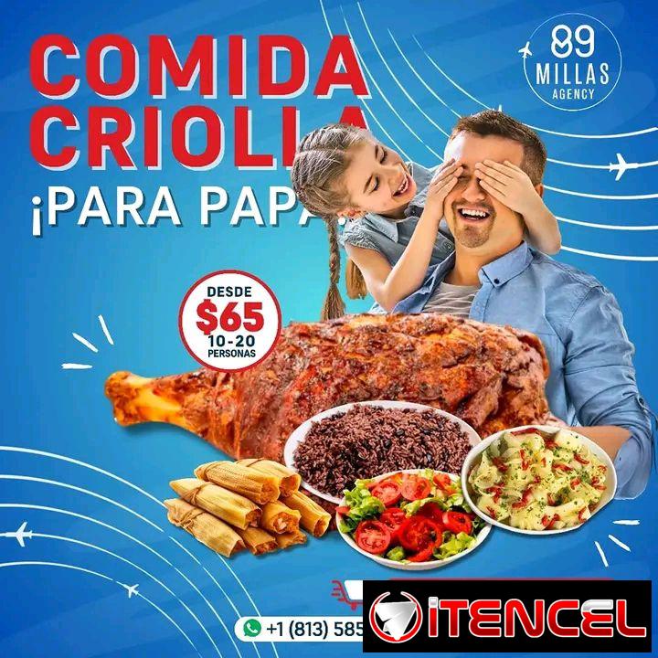 Comida criolla para papá