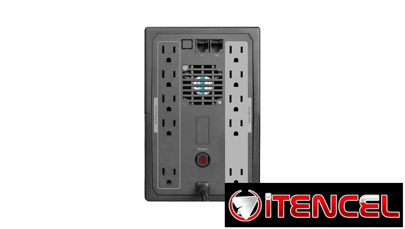 1200 W – BACKUP APLUS 1500 VA 900 WATT PANTALLA LCD 10 TOMAS 2 BATERIAS 12V 9A. NUEVOS Y SELLADO EN CAJA. TELF: 54833699