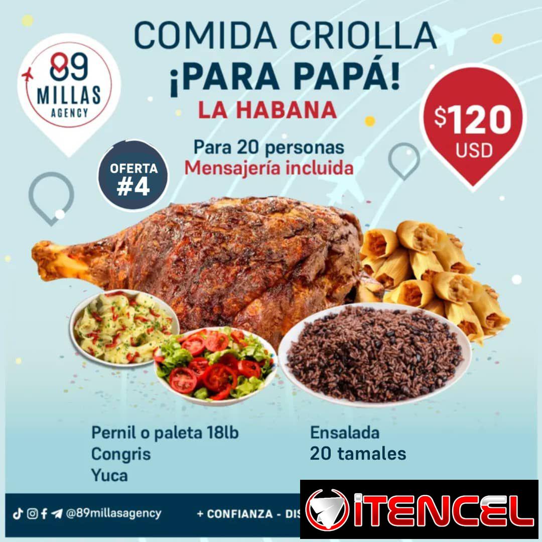Comida criolla para papá