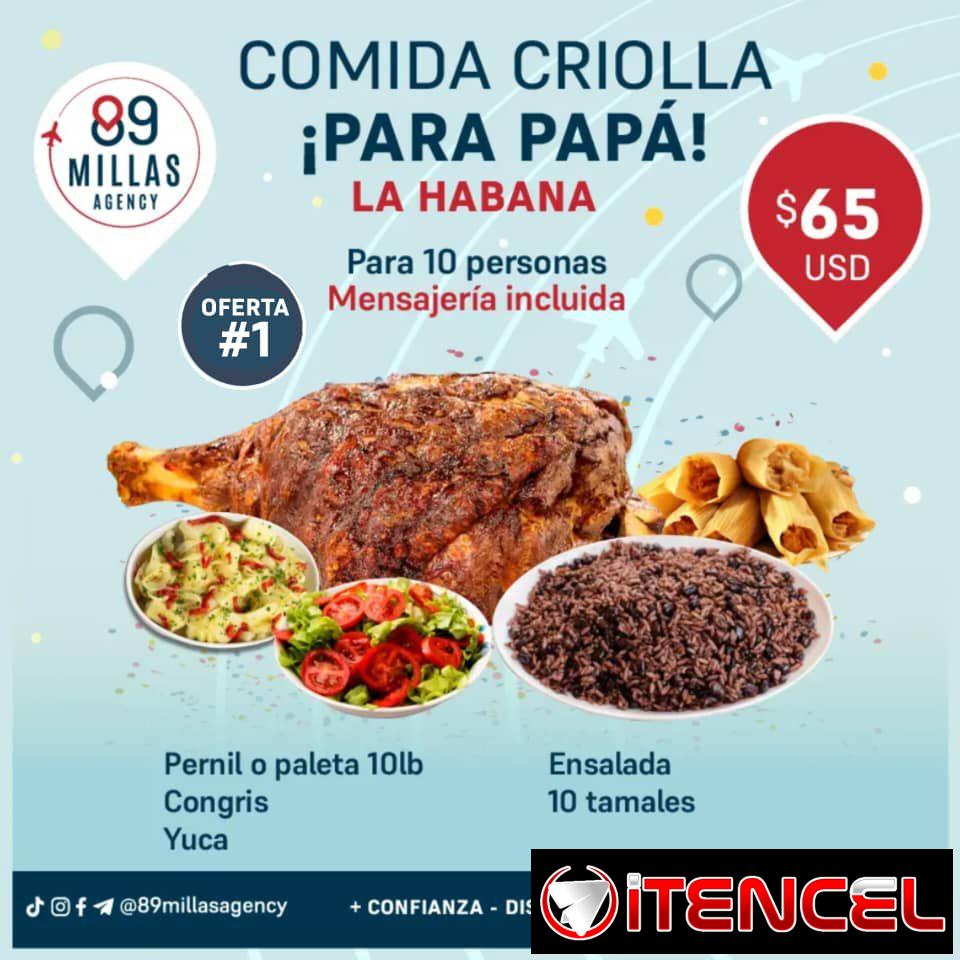 Comida criolla para papá