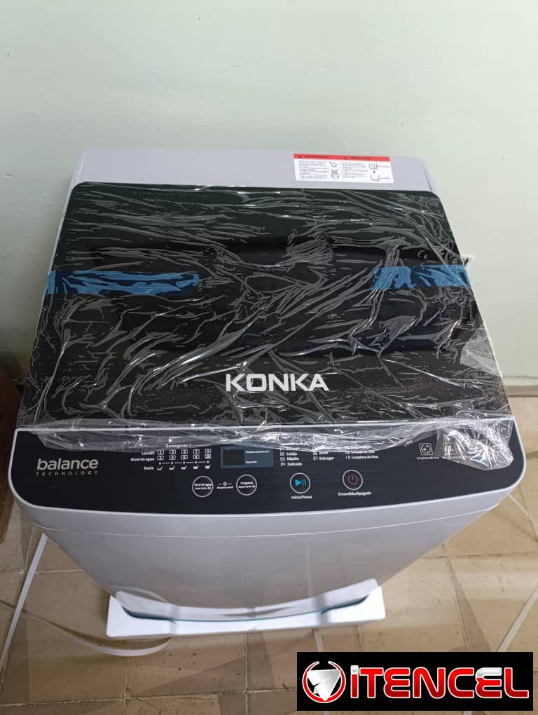 lavadora automática konka de 8kg