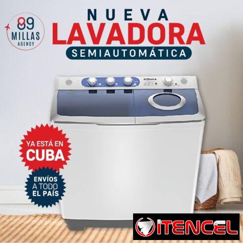 Lavadora semiautomática