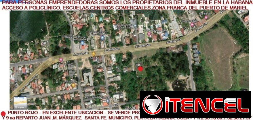 798.18m2 en propiedad, son 25.10 de frente y de fondo y 31.80 m por los laterales la casa necesita reparación es en Santa fe playa