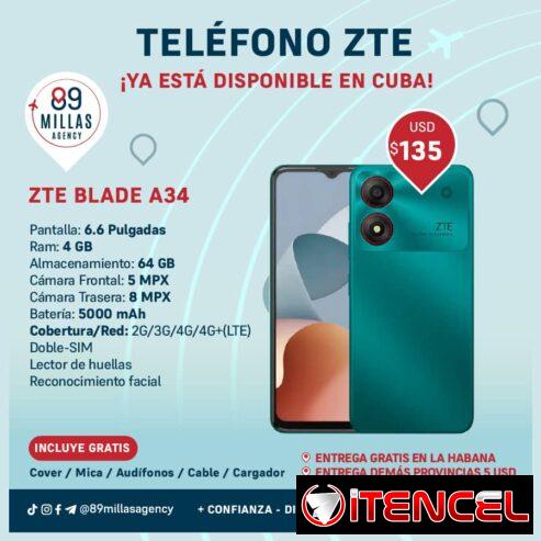 Celular ZTE Blade A34