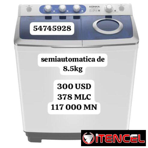 lavadora semiautomatica de 8.5kg konka