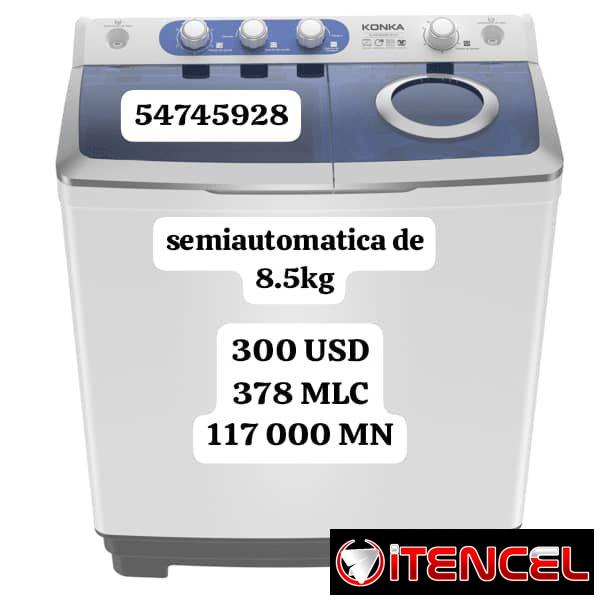 lavadora semiautomatica de 8.5kg konka