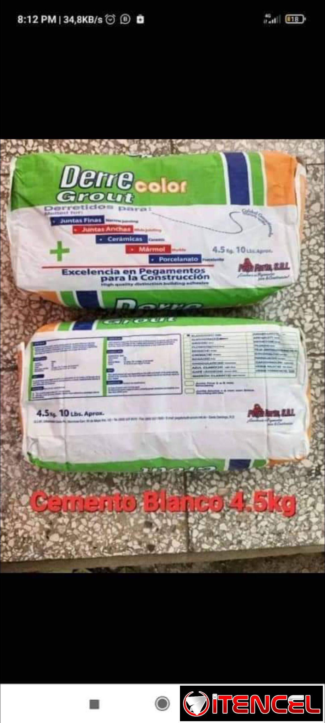 CEMENTO BLANCO IMPORTADO√ CEMENTO BLANCO IMPORTADO√ CEMENTO BLANCO IMPORTADO√