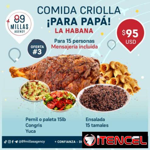 Comida criolla para papá