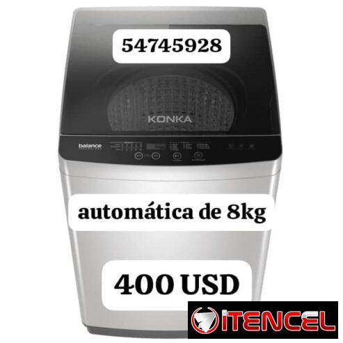 lavadora automática de 8kg konka