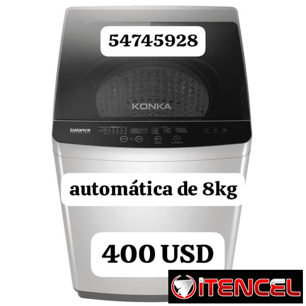 lavadora automática de 8kg konka
