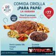 Comida criolla para papá