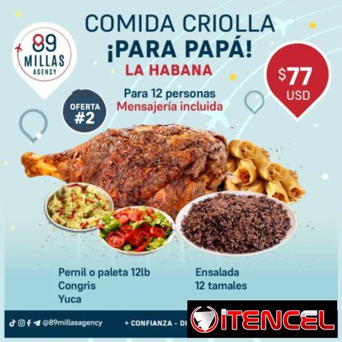 Comida criolla para papá