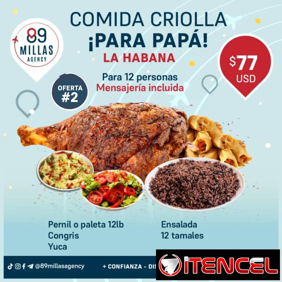 Comida criolla para papá