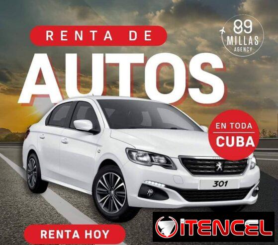 Renta de autos disponibles