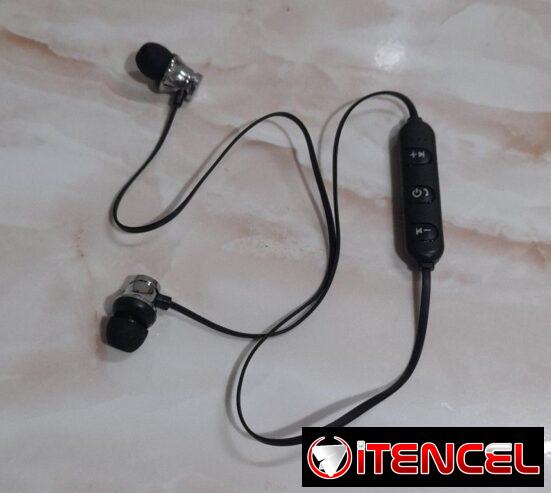 Audífonos de cordón Bluetooth inalámbricos para música y llamadas