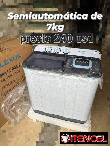 Lavadoras semiautomáticas de 7kg