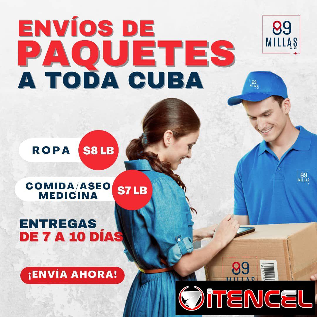 Envío de paquete a toda Cuba